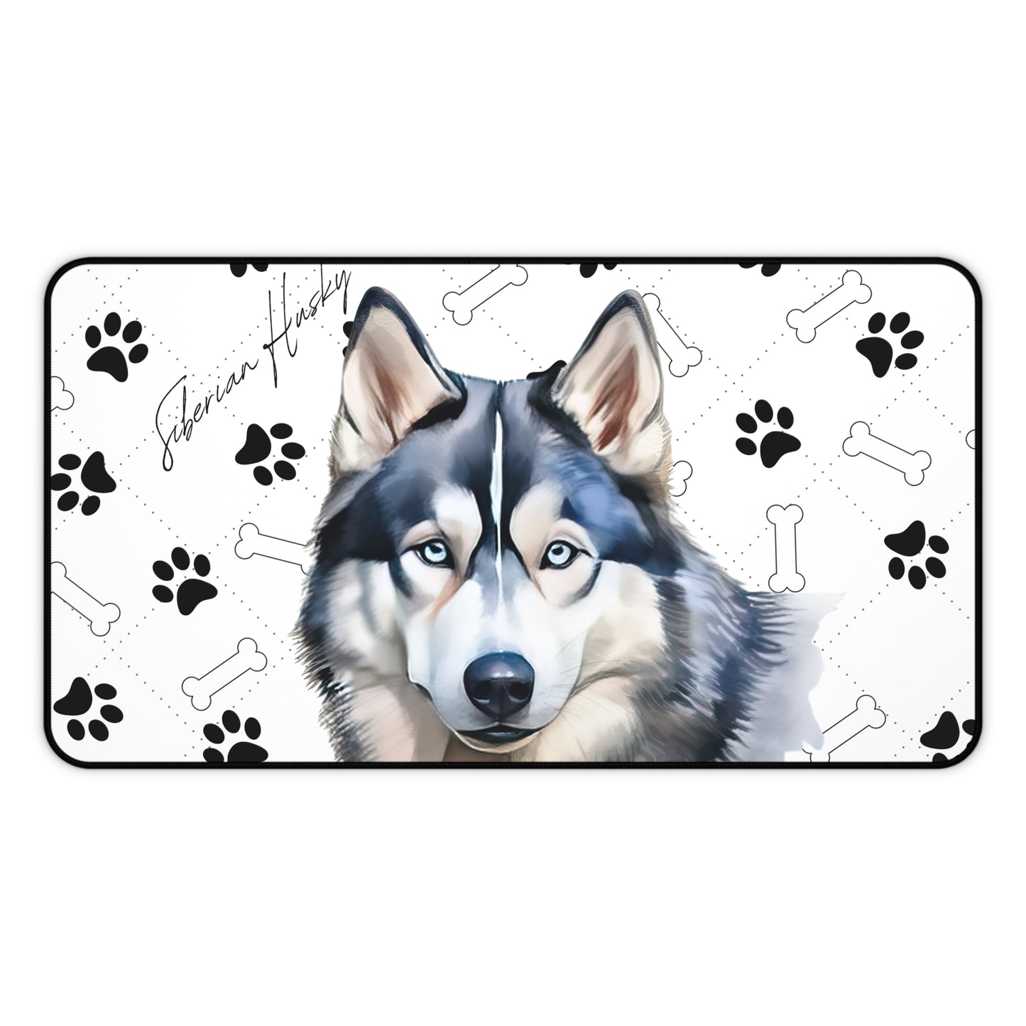 Siberian Husky Desk Mat