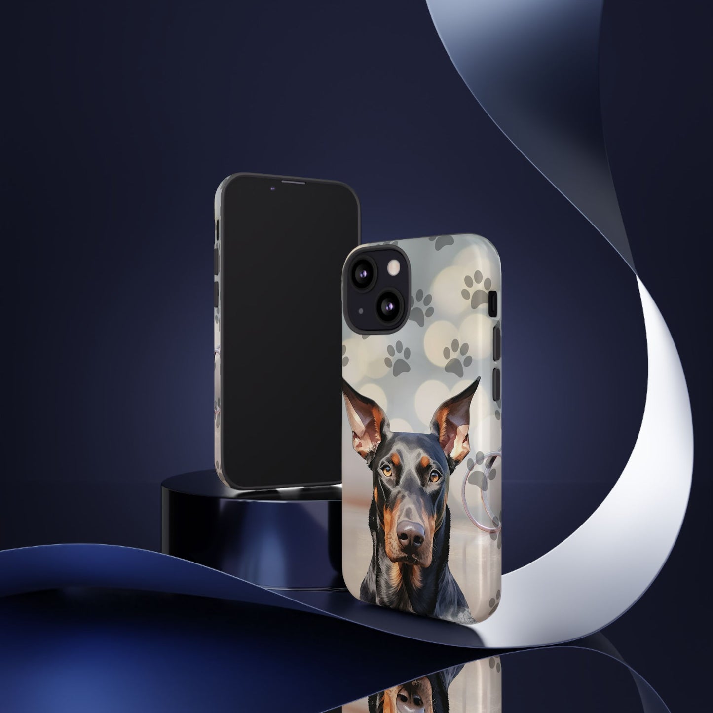 Doberman Phone Case by Tough Cases (Apple iPhone, Samsung Galaxy, and Google Pixel)