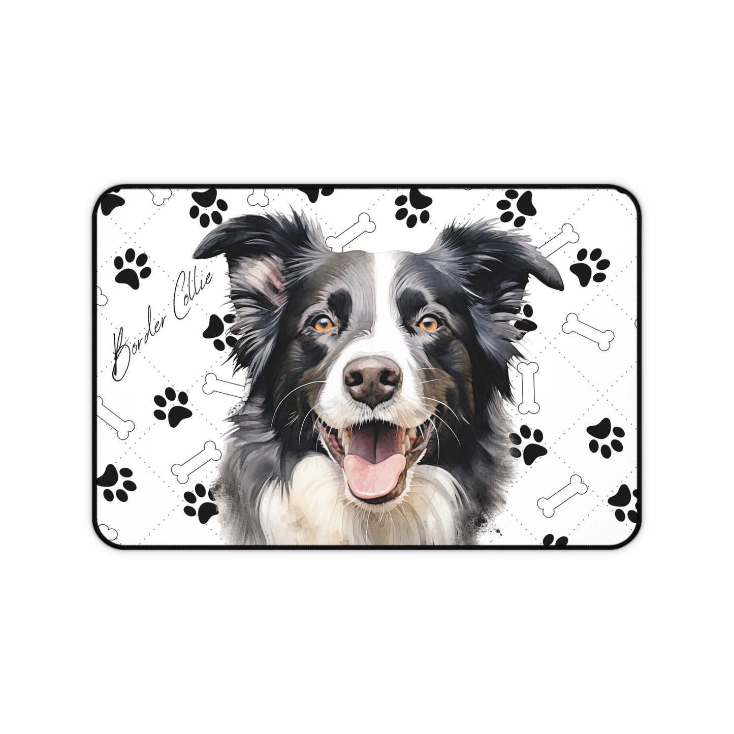 Border Collie Desk Mat