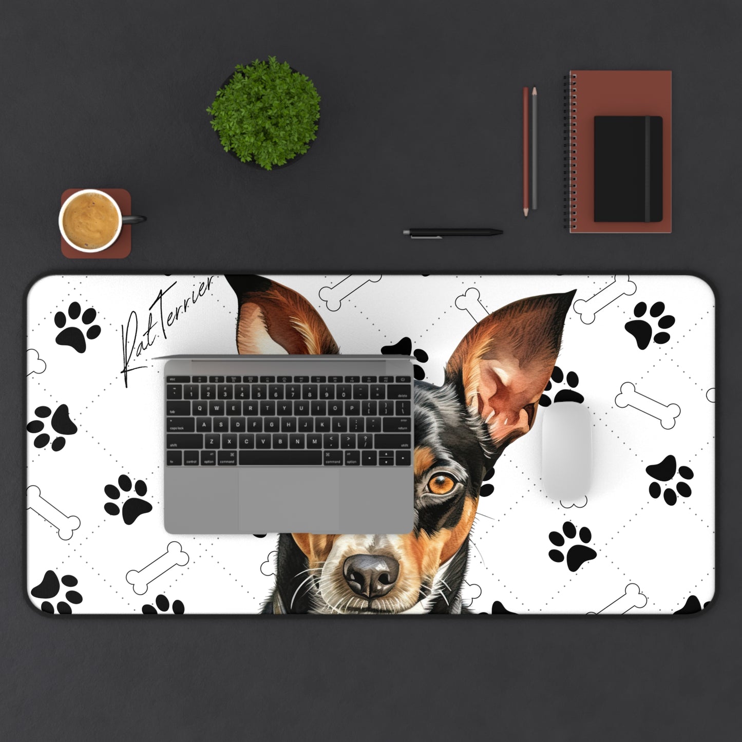 Rat Terrier Desk Mat