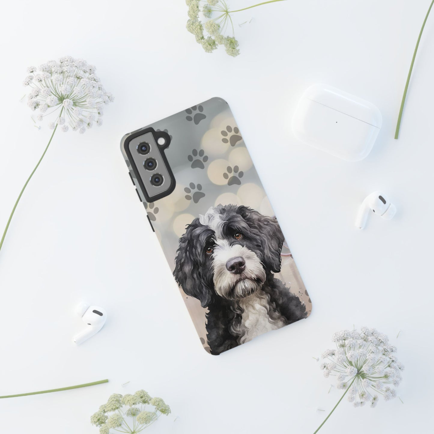Portuguese Water Dog by Tough Cases (Apple iPhone, Samsung Galaxy, and Google Pixel)