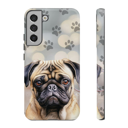 Pug Phone Case by Tough Cases (Apple iPhone, Samsung Galaxy, and Google Pixel)