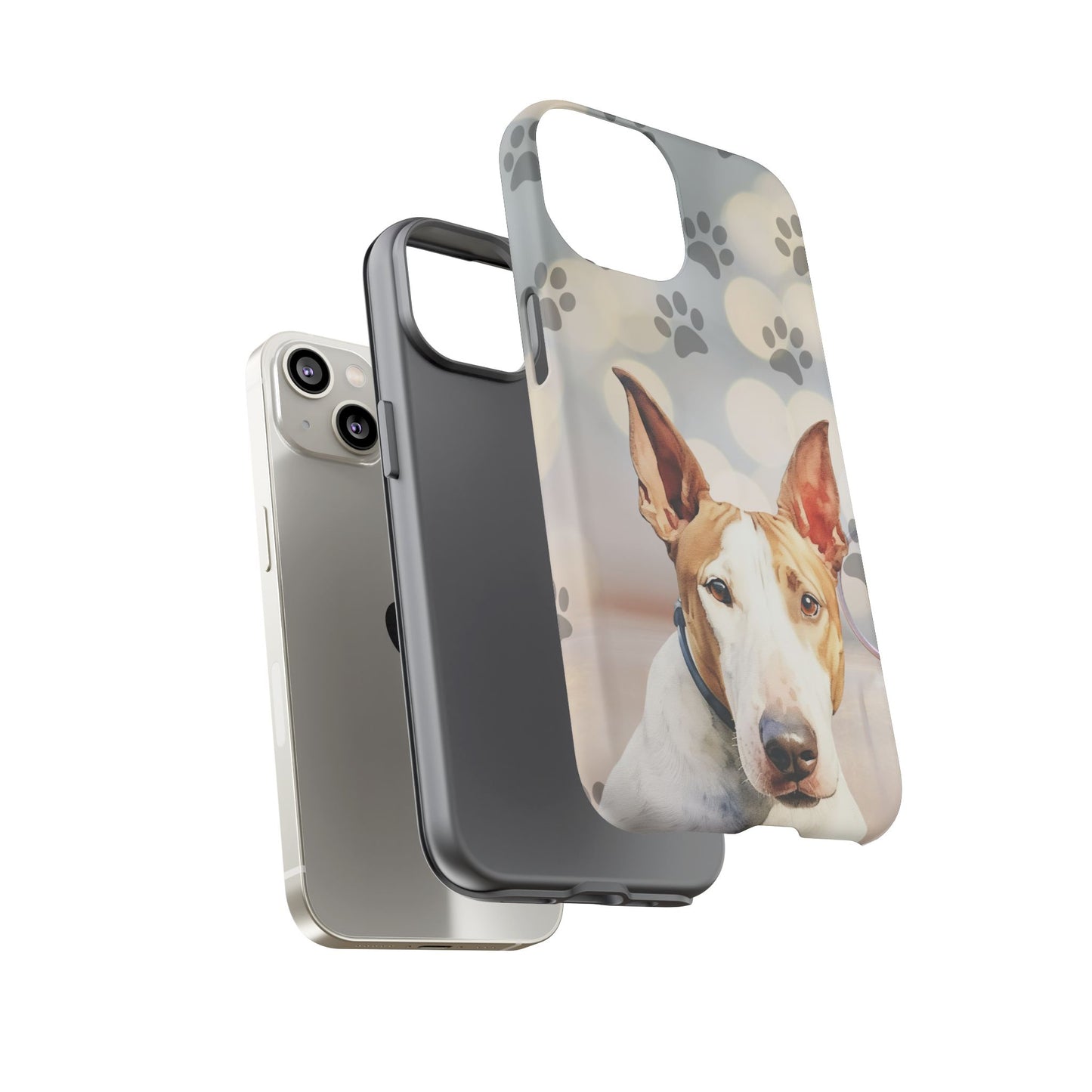Bull Terrier Phone Case by Tough Cases (Apple iPhone, Samsung Galaxy, and Google Pixel)