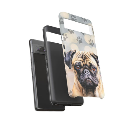 Pug Phone Case by Tough Cases (Apple iPhone, Samsung Galaxy, and Google Pixel)