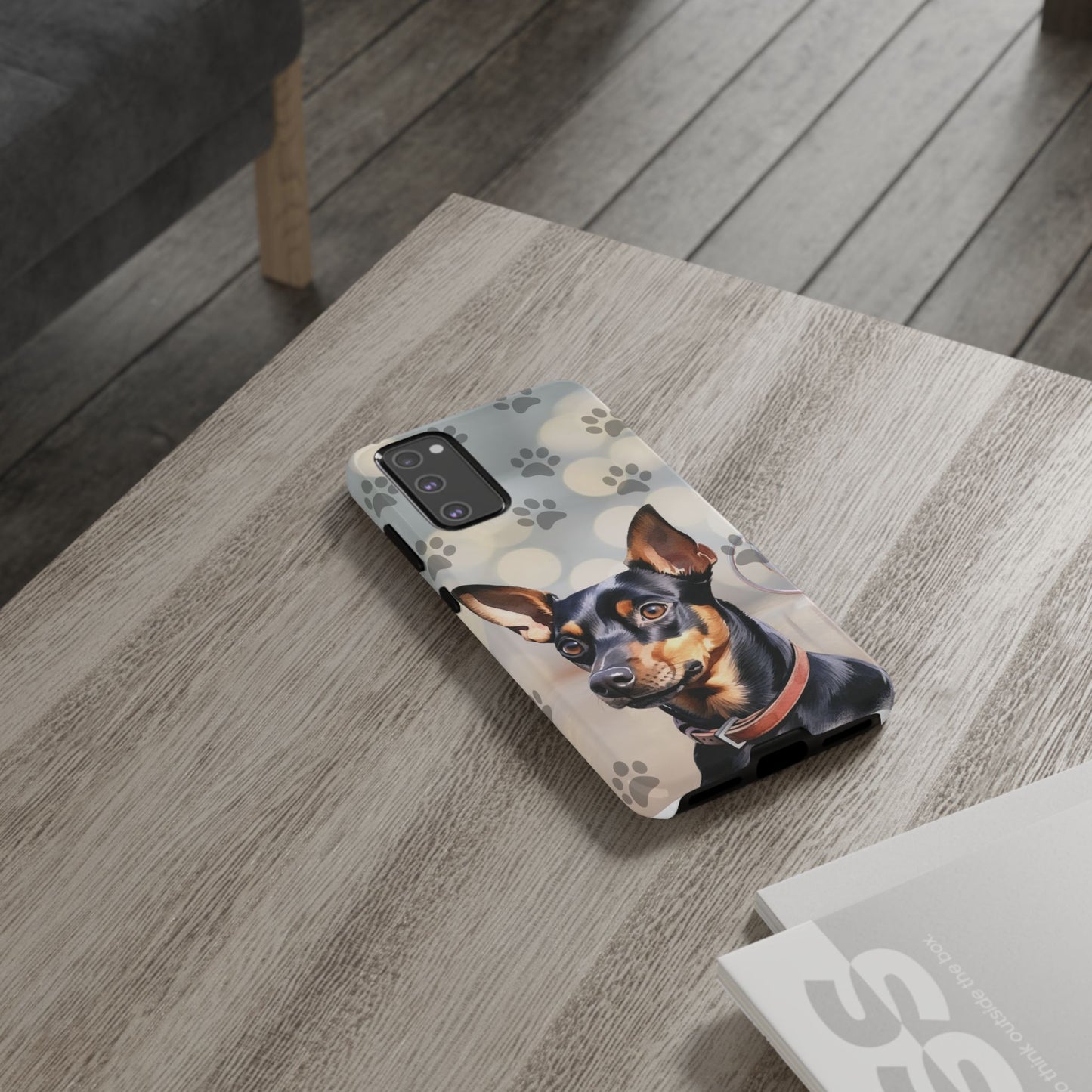 Miniature Pinscher by Tough Cases (Apple iPhone, Samsung Galaxy, and Google Pixel)