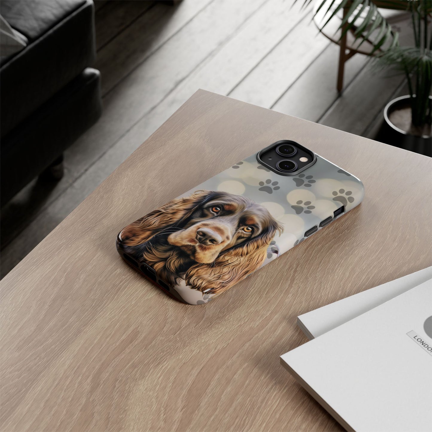English Cocker Spaniel Phone Case by Tough Cases (Apple iPhone, Samsung Galaxy, and Google Pixel)