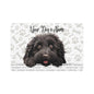 Puli Personalized Pet Food Mat, Custom Dog Food Mat, Dog Feeding Mat, Cute Pet Mat, Dog Lovers Gift