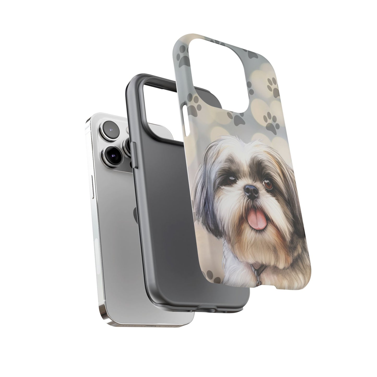 Shih Tzu iPhone 15 Case by Tough Cases (iPhone 15, Pro, Plus and Pro Max)