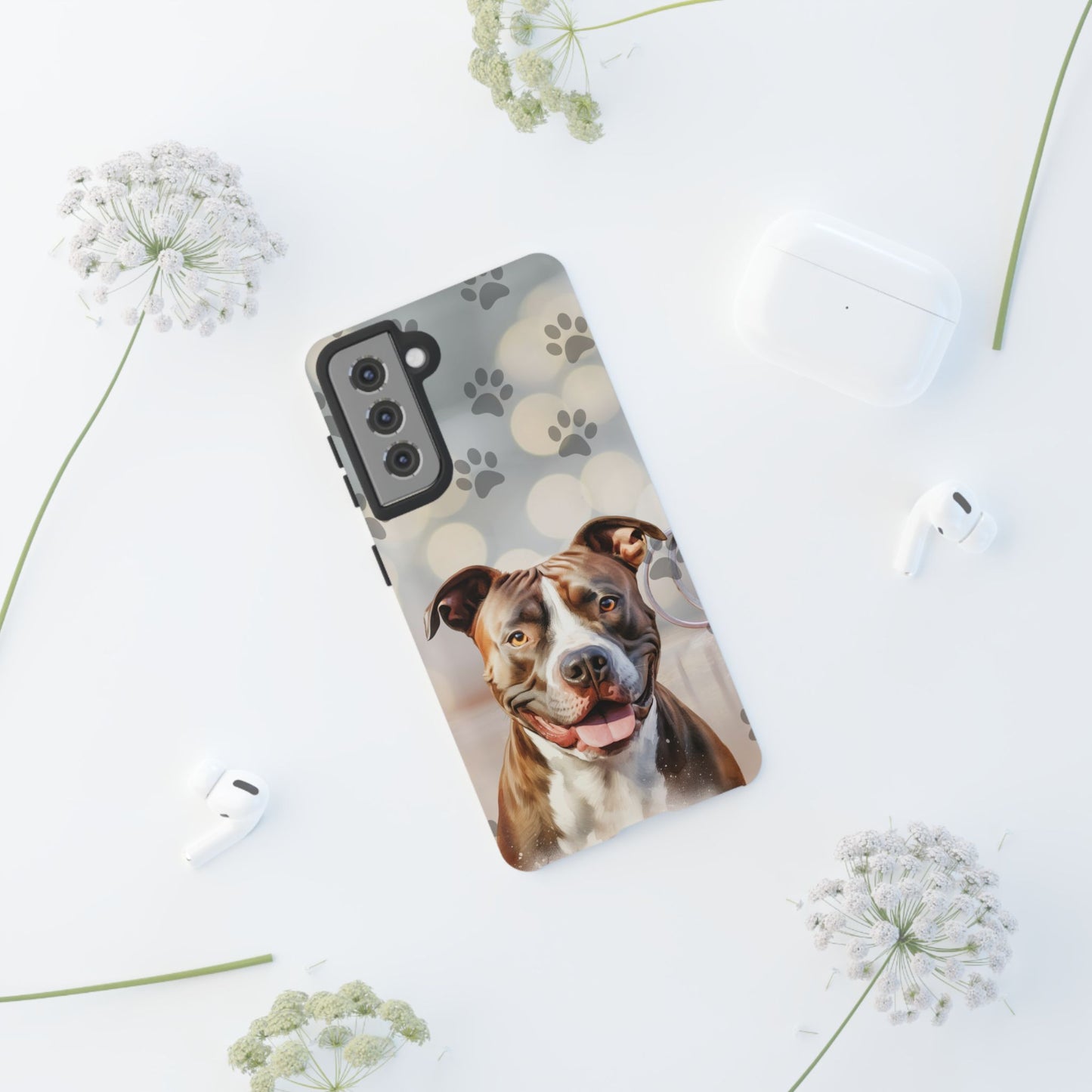 Phone Case by Tough Cases (Apple iphone, Samsung Galaxy, Google Pixel) Staffordshire Terrier