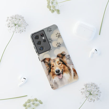 Collie Phone Case by Tough Cases (Apple iPhone, Samsung Galaxy, and Google Pixel)