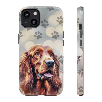 Irish Setter Phone Case by Tough Cases (Apple iPhone, Samsung Galaxy, and Google Pixel)