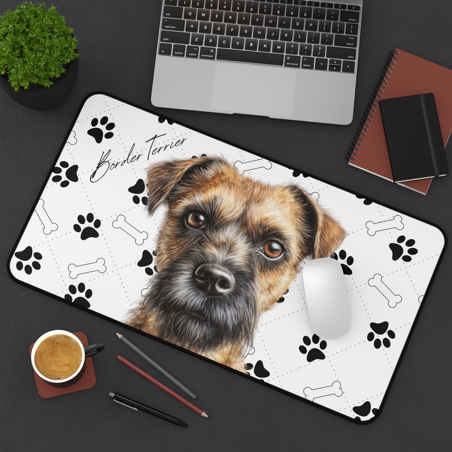Border Terrier Desk Mat