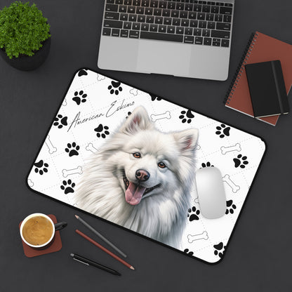 American Eskimo Dog Desk Mat