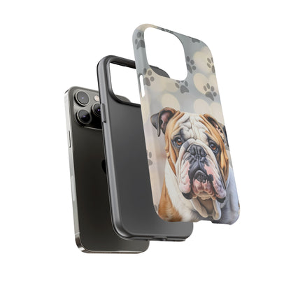 Bull Dog Phone Case by Tough Cases (Apple iPhone, Samsung Galaxy, and Google Pixel)