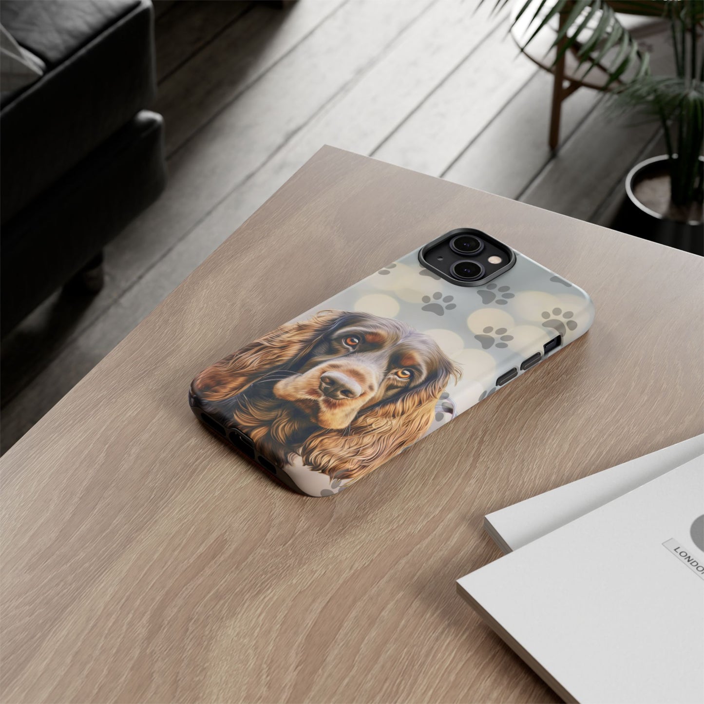 English Cocker Spaniel Phone Case by Tough Cases (Apple iPhone, Samsung Galaxy, and Google Pixel)