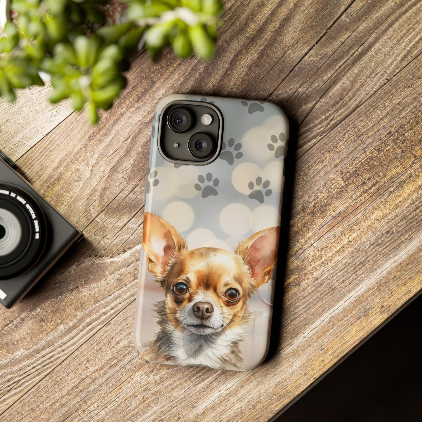 Chihuahua phone case by Tough Cases (Apple iPhone, Samsung Galaxy, and Google Pixel)