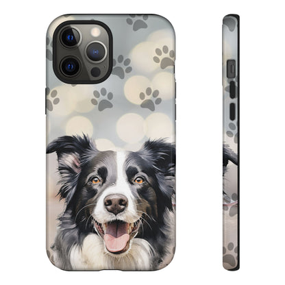 Border Collie Phone Case by Tough Cases (Apple iPhone, Samsung Galaxy, and Google Pixel)