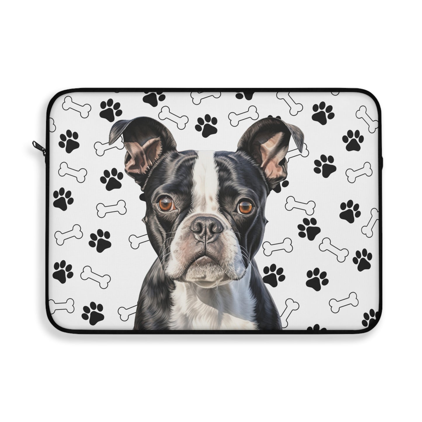 Boston Terrier Laptop Sleeve