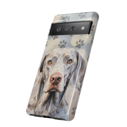 Weimaraner Phone Case by Tough Cases (Apple iPhone, Samsung Galaxy, and Google Pixel)