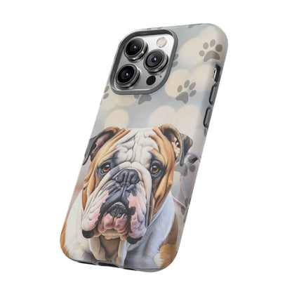Bull Dog Phone Case by Tough Cases (Apple iPhone, Samsung Galaxy, and Google Pixel)
