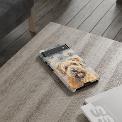 Self-Coated Wheaten Terrier by Tough Cases (Apple iPhone, Samsung Galaxy, and Google Pixel)