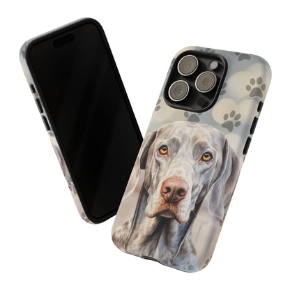 Weimaraner Phone Case by Tough Cases (Apple iPhone, Samsung Galaxy, and Google Pixel)