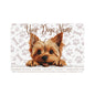 Silky Terrier Personalized Pet Food Mat, Custom Dog Food Mat, Dog Feeding Mat, Cute Pet Mat, Dog Lovers Gift