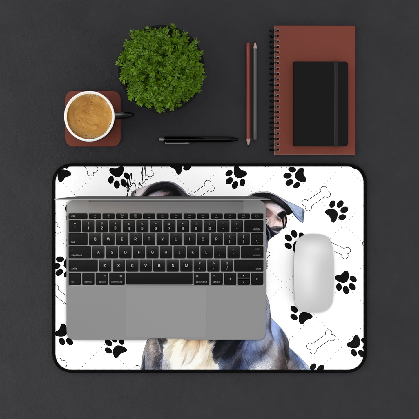 Staffordshire Terrier Desk Mat