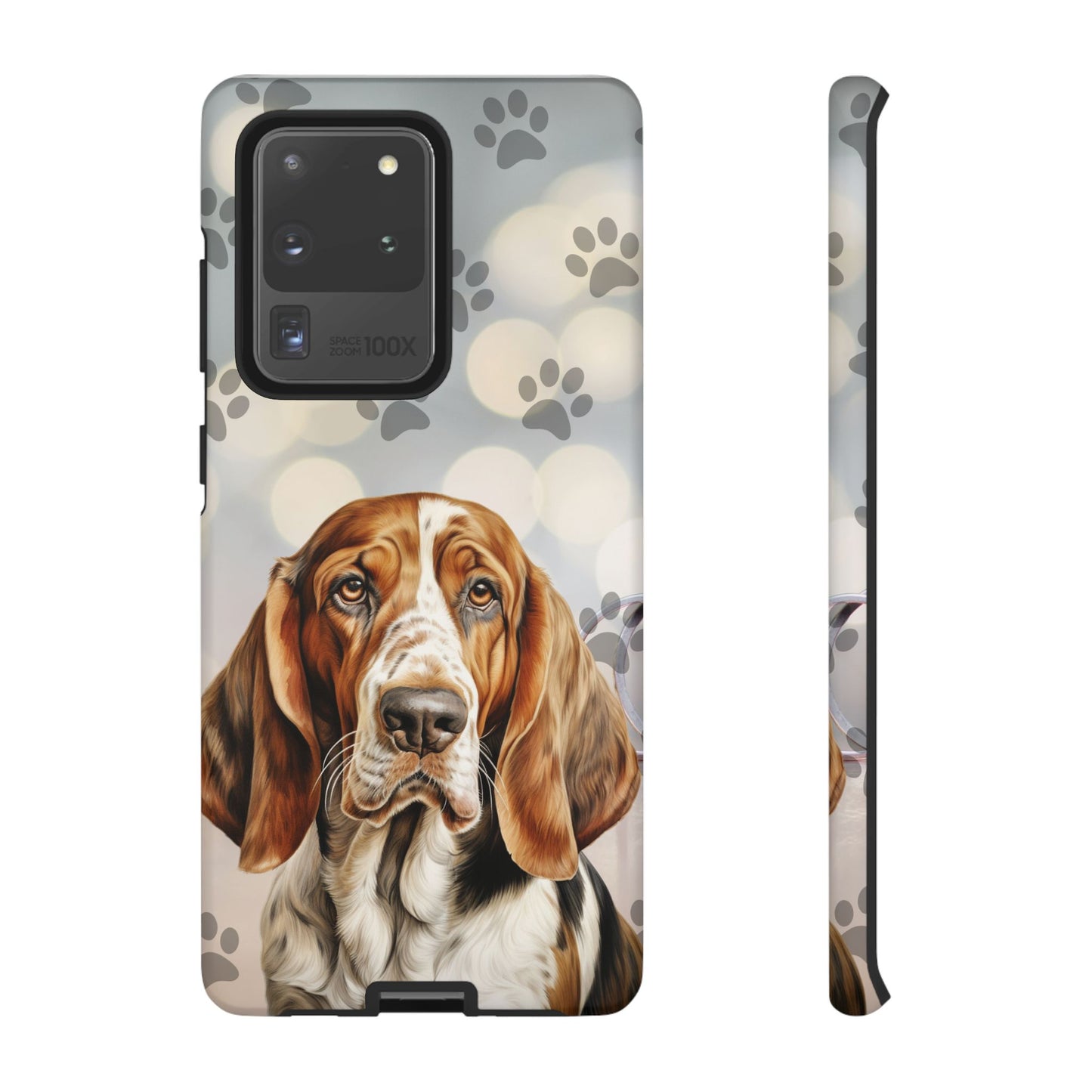 Basset Hound Phone Case by Tough Cases (Apple iPhone, Samsung Galaxy, and Google Pixel)