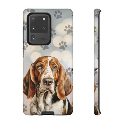 Basset Hound Phone Case by Tough Cases (Apple iPhone, Samsung Galaxy, and Google Pixel)