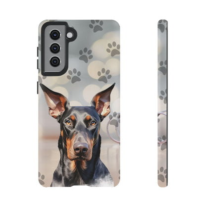 Doberman Phone Case by Tough Cases (Apple iPhone, Samsung Galaxy, and Google Pixel)