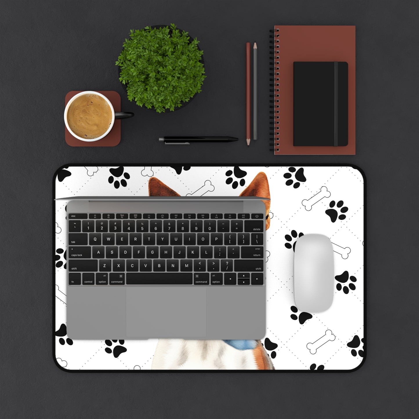 Basenji Desk Mat
