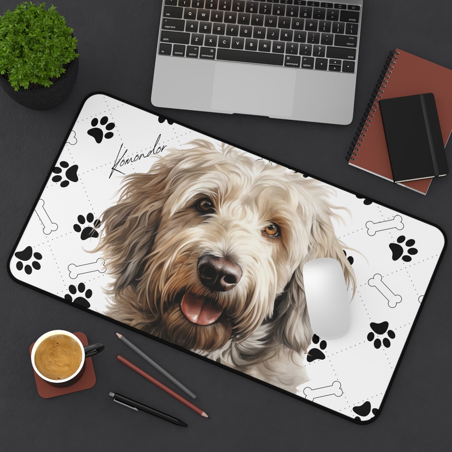 Komondor Desk Mat