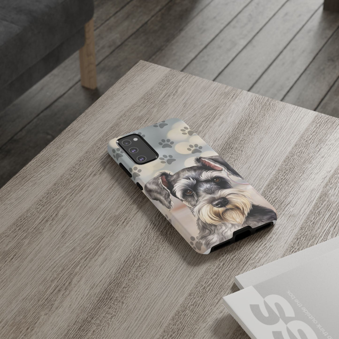 Miniature Schnauzer by Tough Cases (Apple iPhone, Samsung Galaxy, and Google Pixel)