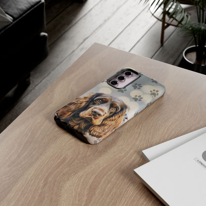 English Cocker Spaniel Phone Case by Tough Cases (Apple iPhone, Samsung Galaxy, and Google Pixel)