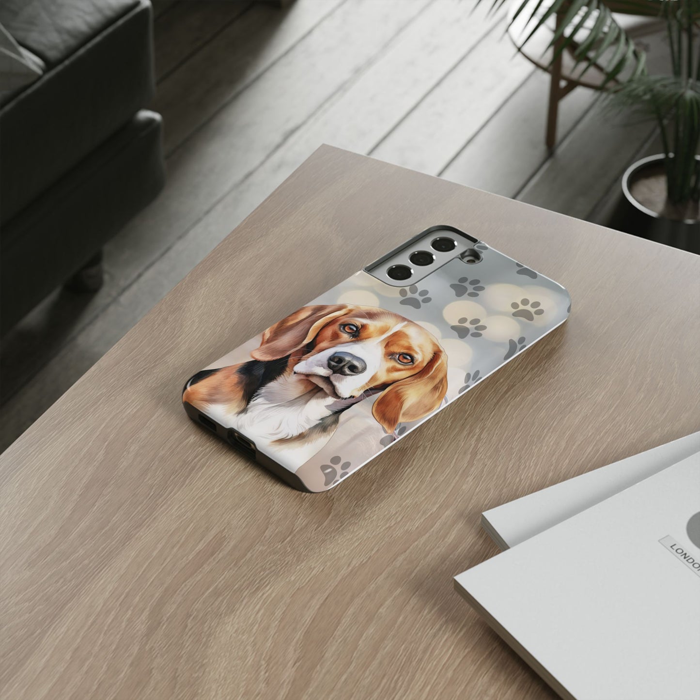 Beagle Phone Case by Tough Cases (Apple iPhone, Samsung Galaxy, and Google Pixel) Beagle