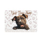 Staffordshire Bull Terrier Personalized Pet Food Mat, Custom Dog Food Mat, Dog Feeding Mat, Cute Pet Mat, Dog Lovers Gift
