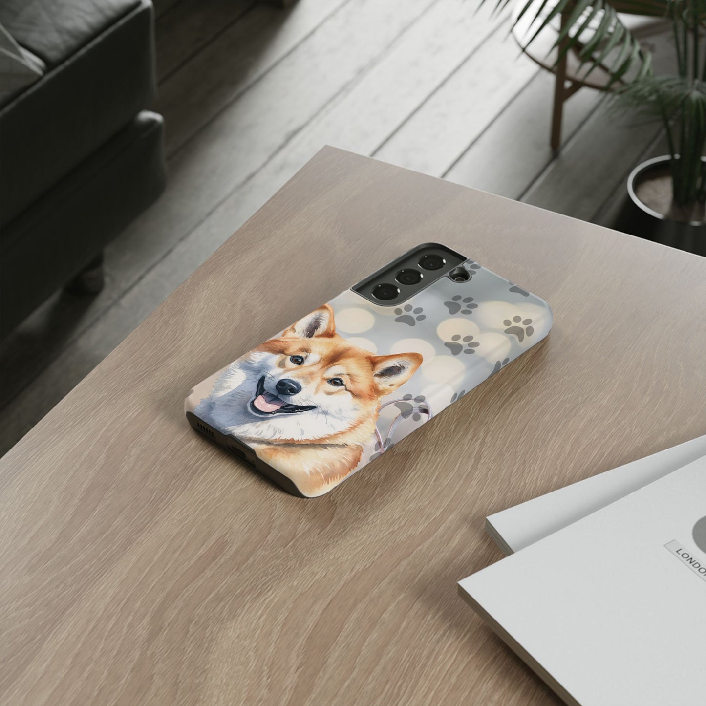 Shiba Inu Phone Case by Tough Cases (Apple iPhone, Samsung Galaxy, and Google Pixel)