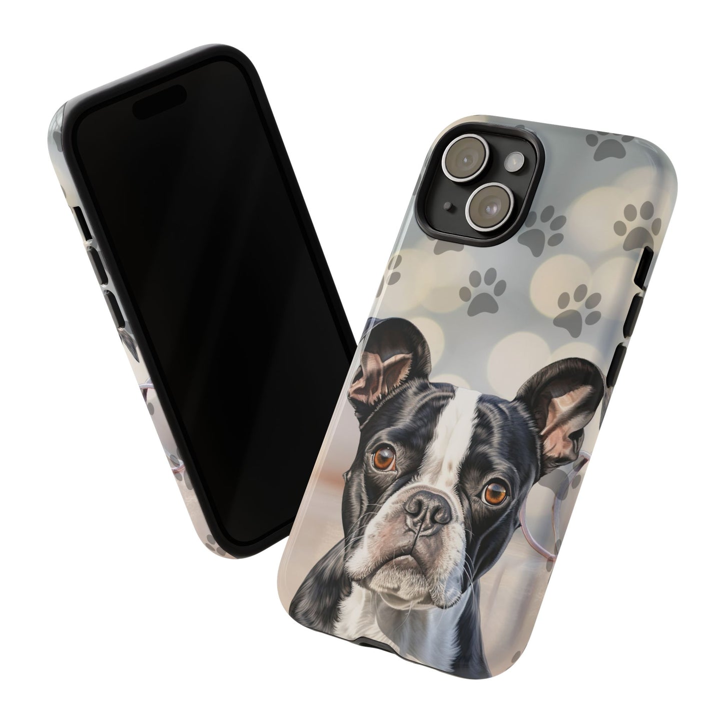 Boston Terrier Phone Case by Tough Cases (Apple iphone, Samsung galaxy, Google Pixel) Boston Terrier