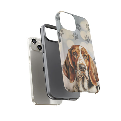 Basset Hound Phone Case by Tough Cases (Apple iPhone, Samsung Galaxy, and Google Pixel)
