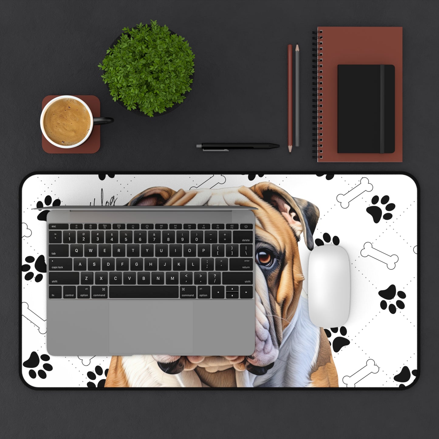 Bulldog Desk Mat