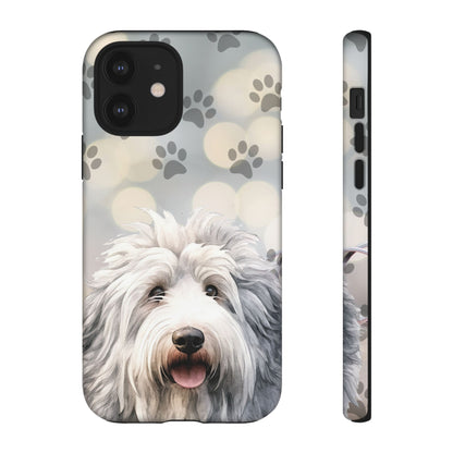 Old English Sheepdog by Tough Cases (Apple iPhone, Samsung Galaxy, and Google Pixel devices)