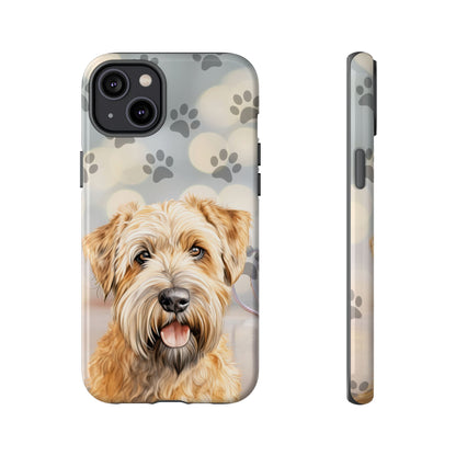 Self-Coated Wheaten Terrier by Tough Cases (Apple iPhone, Samsung Galaxy, and Google Pixel)