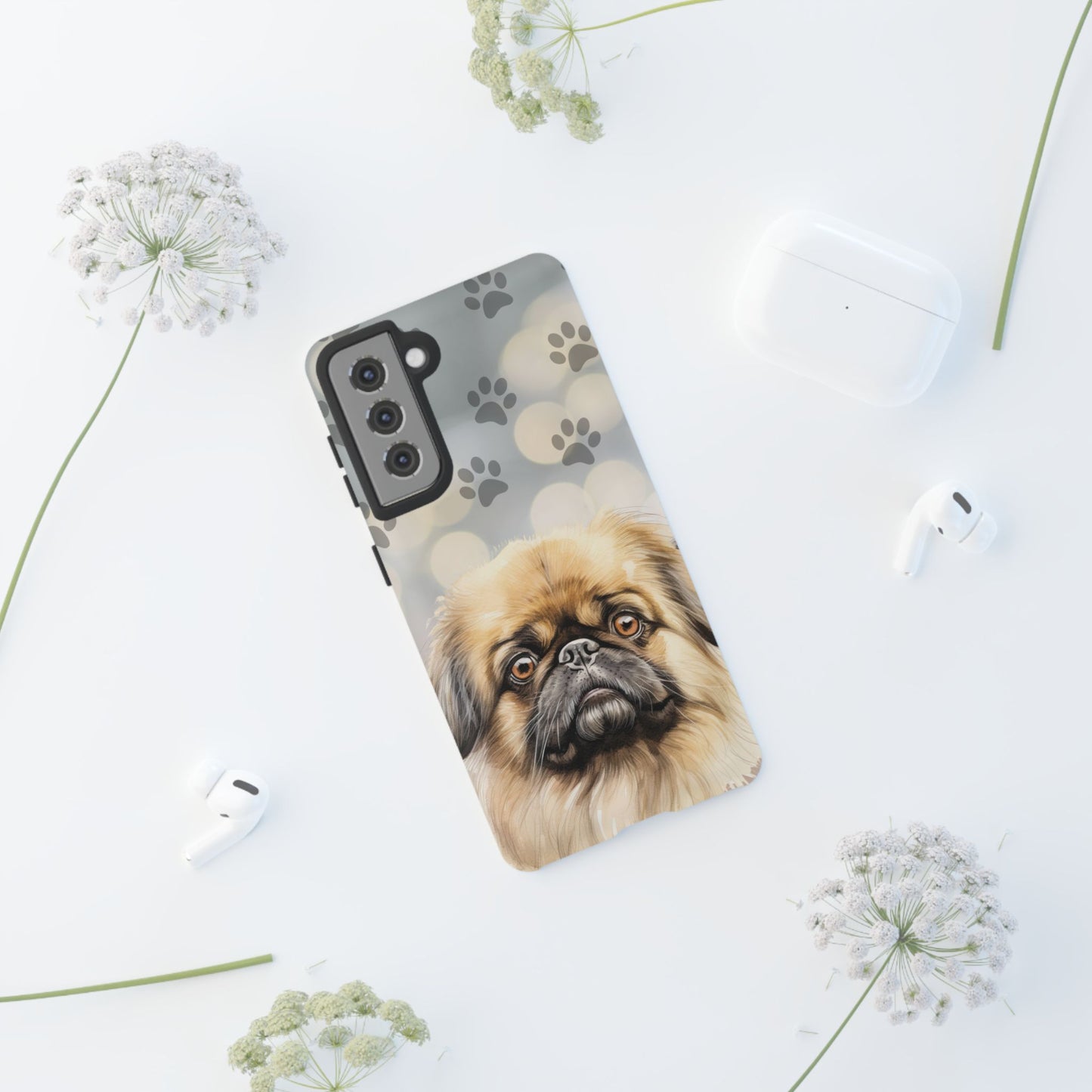 Pekingese by Tough Cases (Apple iPhone, Samsung Galaxy, and Google Pixel devices)