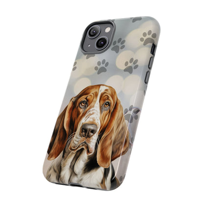 Basset Hound Phone Case by Tough Cases (Apple iPhone, Samsung Galaxy, and Google Pixel)