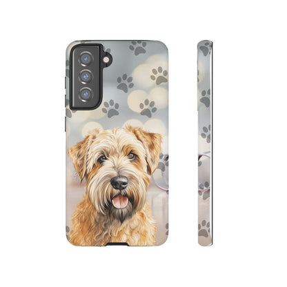Self-Coated Wheaten Terrier by Tough Cases (Apple iPhone, Samsung Galaxy, and Google Pixel)