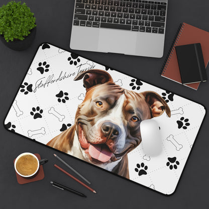 Staffordshire Terrier Desk Mat