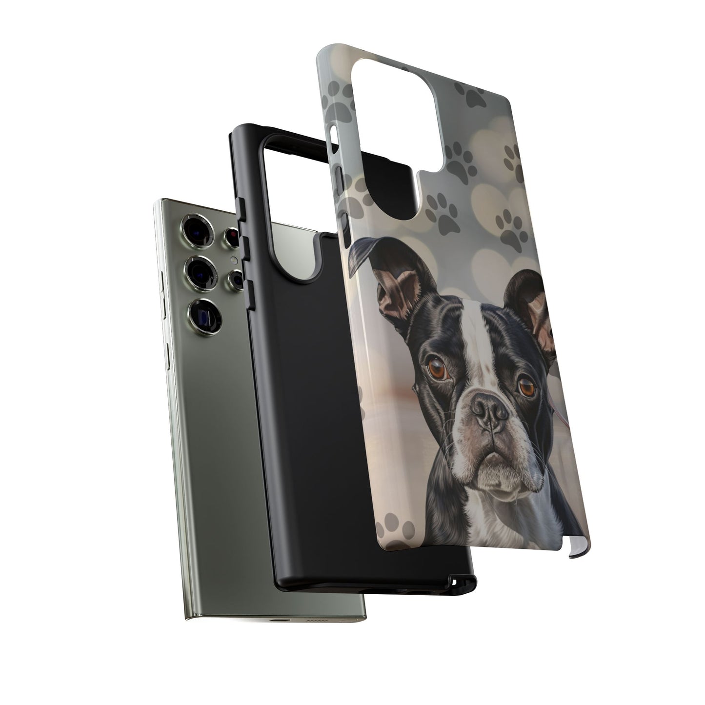 Boston Terrier Phone Case by Tough Cases (Apple iphone, Samsung galaxy, Google Pixel) Boston Terrier