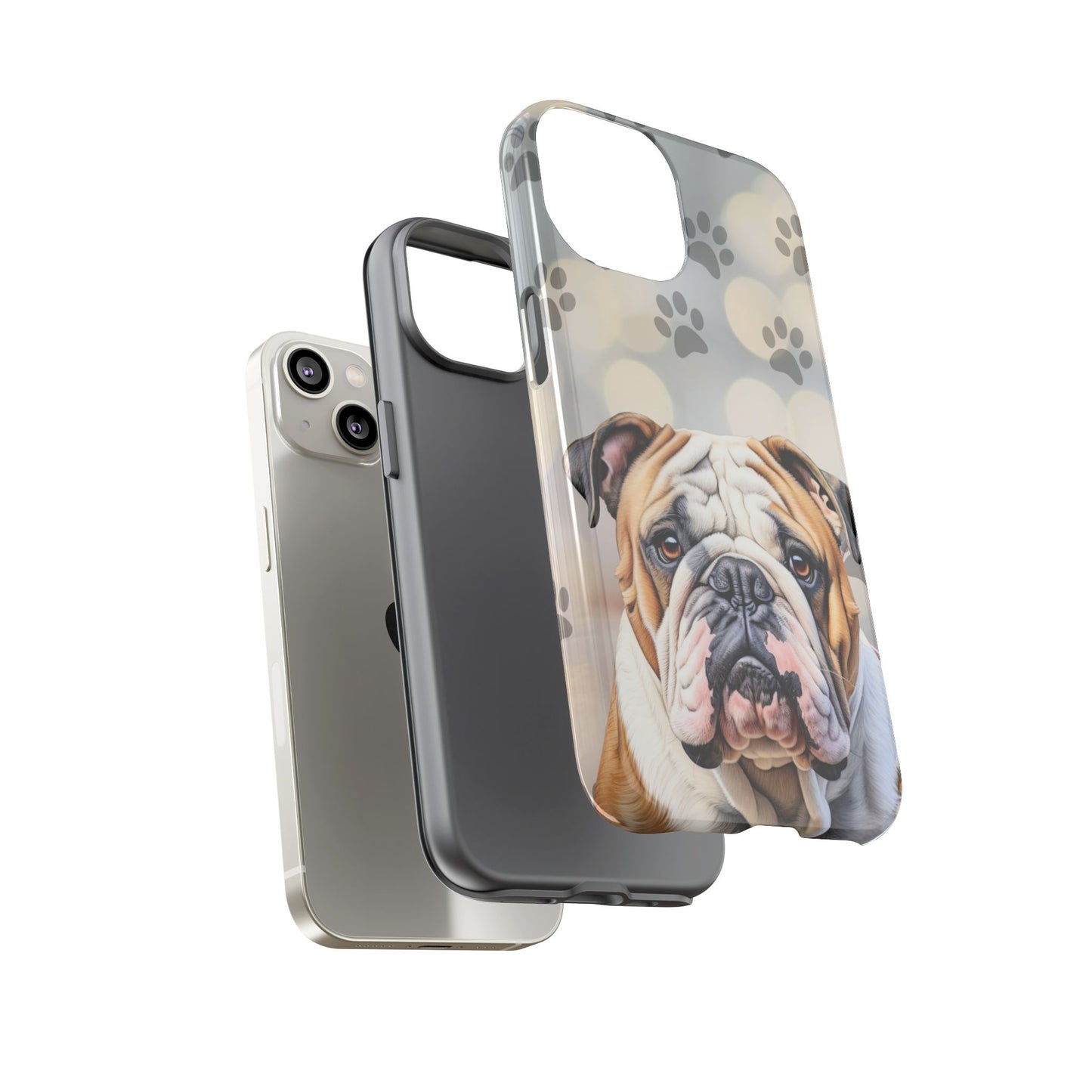Bull Dog Phone Case by Tough Cases (Apple iPhone, Samsung Galaxy, and Google Pixel)