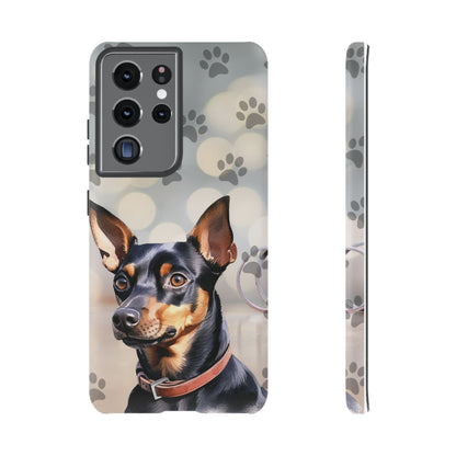 Miniature Pinscher by Tough Cases (Apple iPhone, Samsung Galaxy, and Google Pixel)